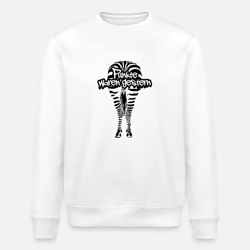 Zebrabi - Stanley/Stella Unisex Bio-Sweatshirt ROLLER - Weiß