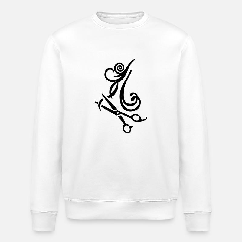 Coiffeur - Sweat bio ROLLER Stanley/Stella Unisexe - blanc