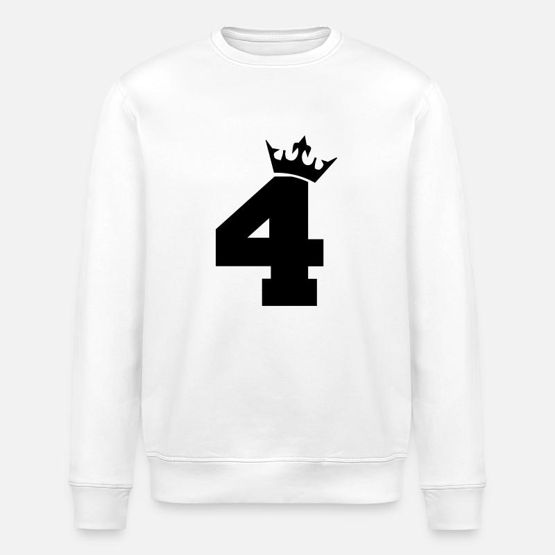 4__krone - Stanley/Stella Unisex Bio-Sweatshirt ROLLER - Weiß