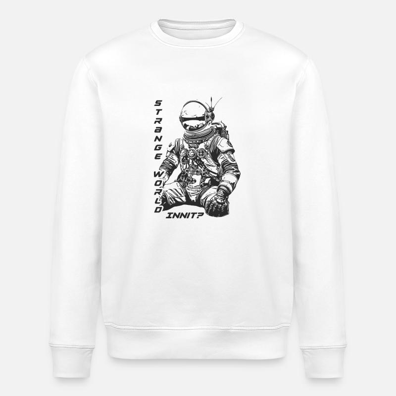 strange world - Stanley/Stella Unisex Bio-Sweatshirt ROLLER - Weiß