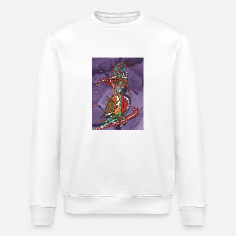 FUNtasie - Sweat bio ROLLER Stanley/Stella Unisexe - blanc