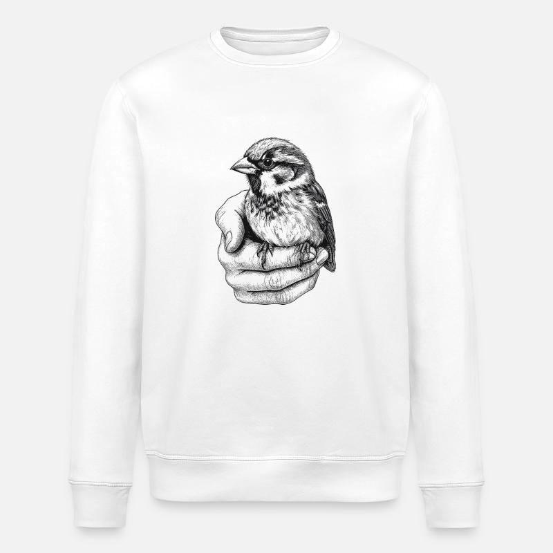 Spatz - Stanley/Stella Unisex Bio-Sweatshirt ROLLER - Weiß
