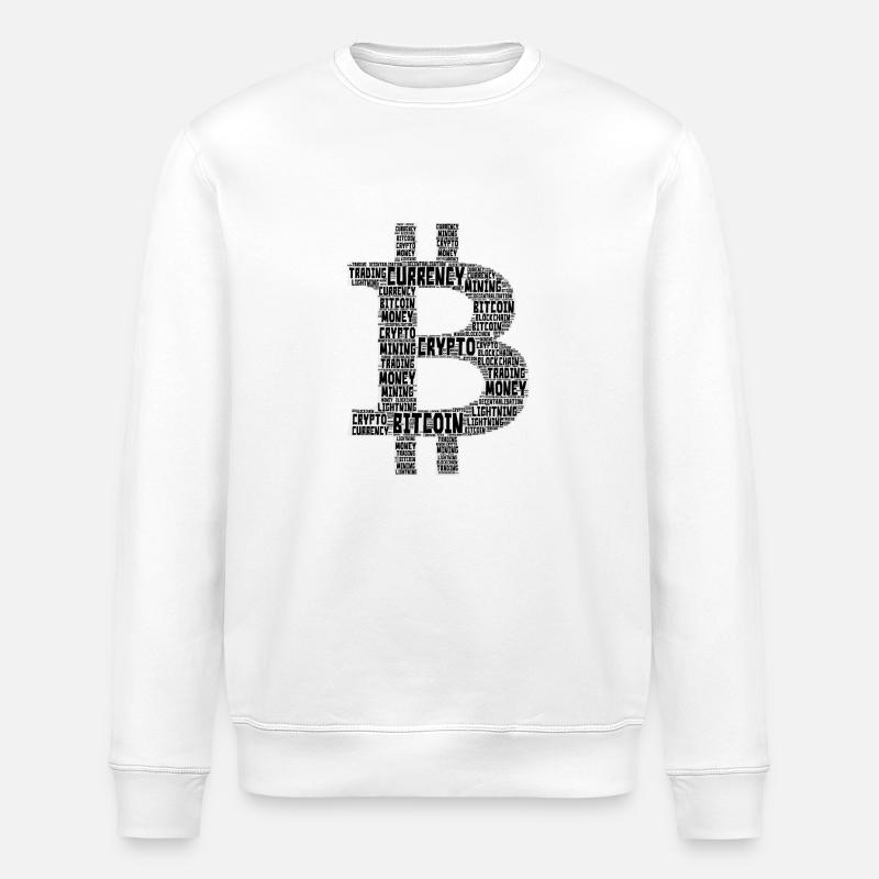 Bitcoin - Sweat bio ROLLER Stanley/Stella Unisexe - blanc