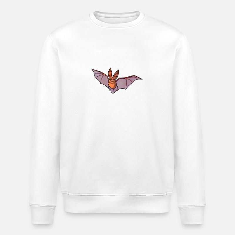 Neva la Chauve Souris - Sweat bio ROLLER Stanley/Stella Unisexe - blanc
