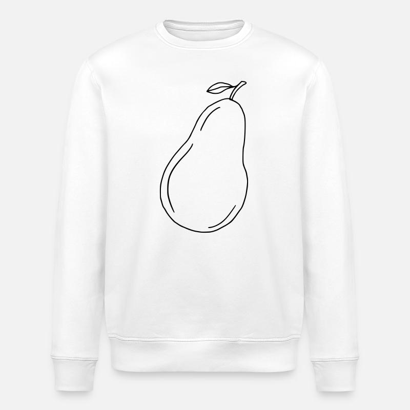 Birne - Stanley/Stella Unisex Bio-Sweatshirt ROLLER - Weiß