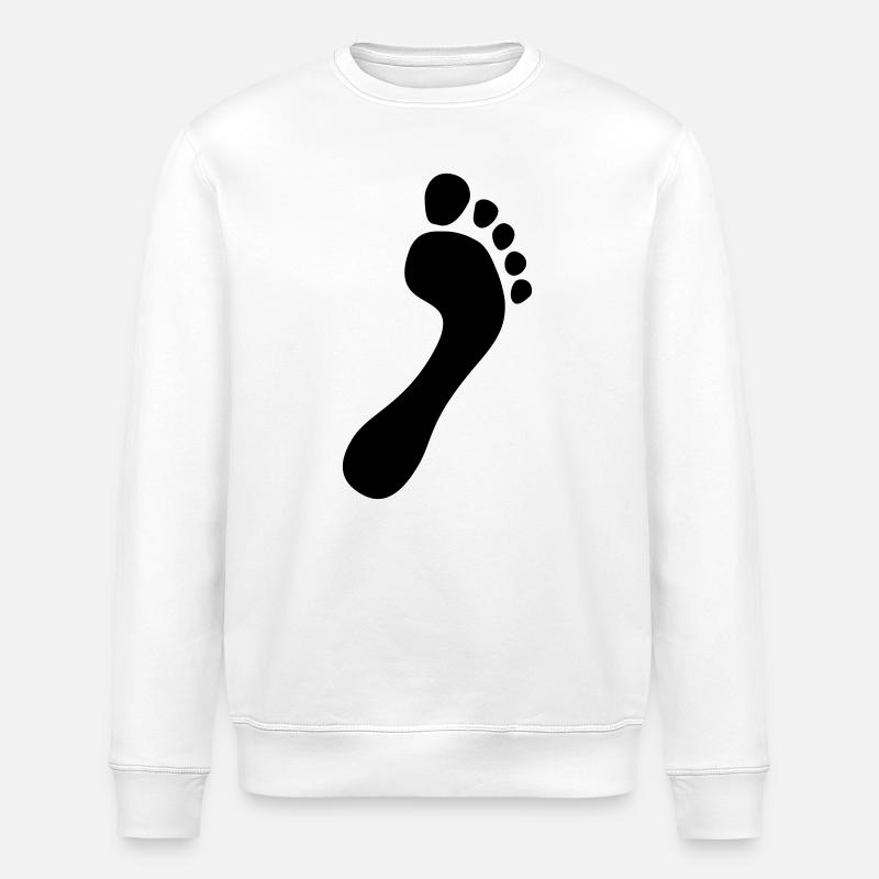 natural runners barfuss flaeche 2023 - Stanley/Stella Unisex Bio-Sweatshirt ROLLER - Weiß