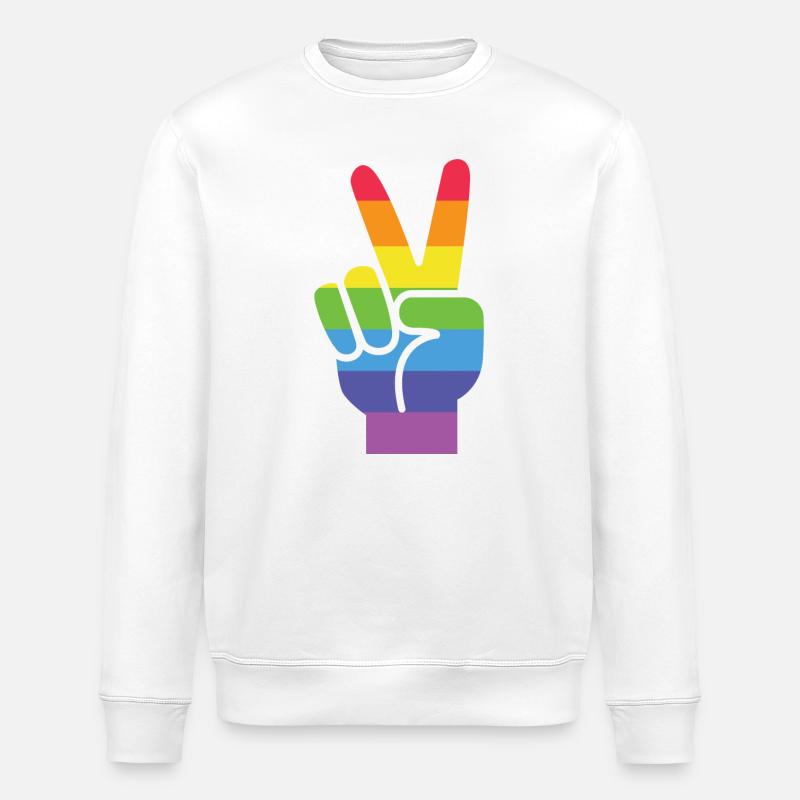 Pride Month LGBT - Sieg! - Stanley/Stella Unisex Bio-Sweatshirt ROLLER - Weiß