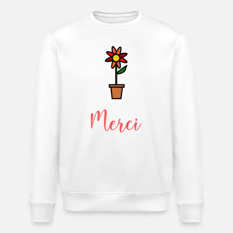 MERCI. MAÎTRESSE. MAÎTRE. MERCI MAÎTRESSE - Sweat bio ROLLER Stanley/Stella Unisexe - blanc