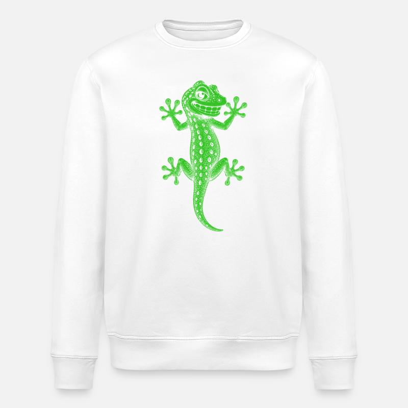 Gecko - Sweat bio ROLLER Stanley/Stella Unisexe - blanc