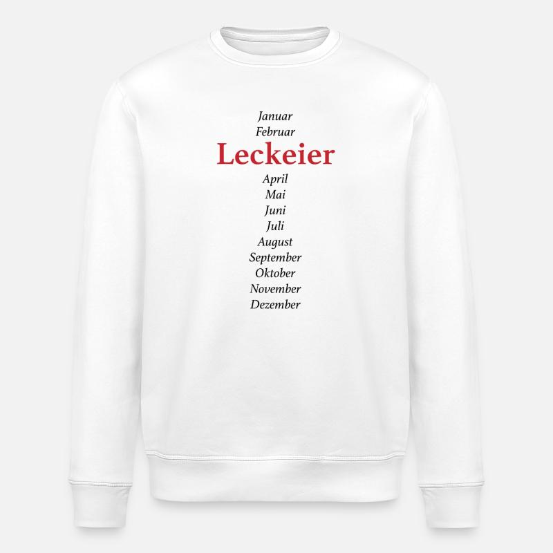Leck Eier - Stanley/Stella Unisex Bio-Sweatshirt ROLLER - Weiß