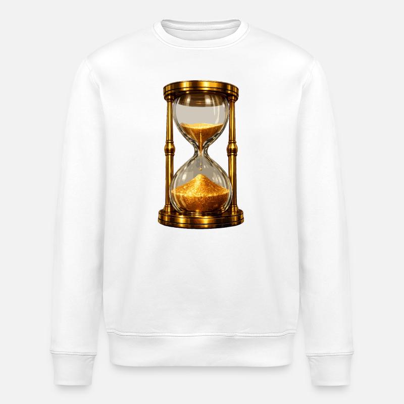 Goldene Sanduhr - Stanley/Stella Unisex Bio-Sweatshirt ROLLER - Weiß