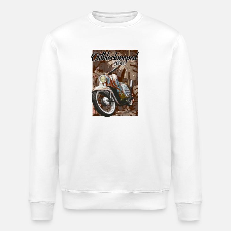 Schwalbe Tuning (Rost) // Illustration - Stanley/Stella Unisex Bio-Sweatshirt ROLLER - Weiß