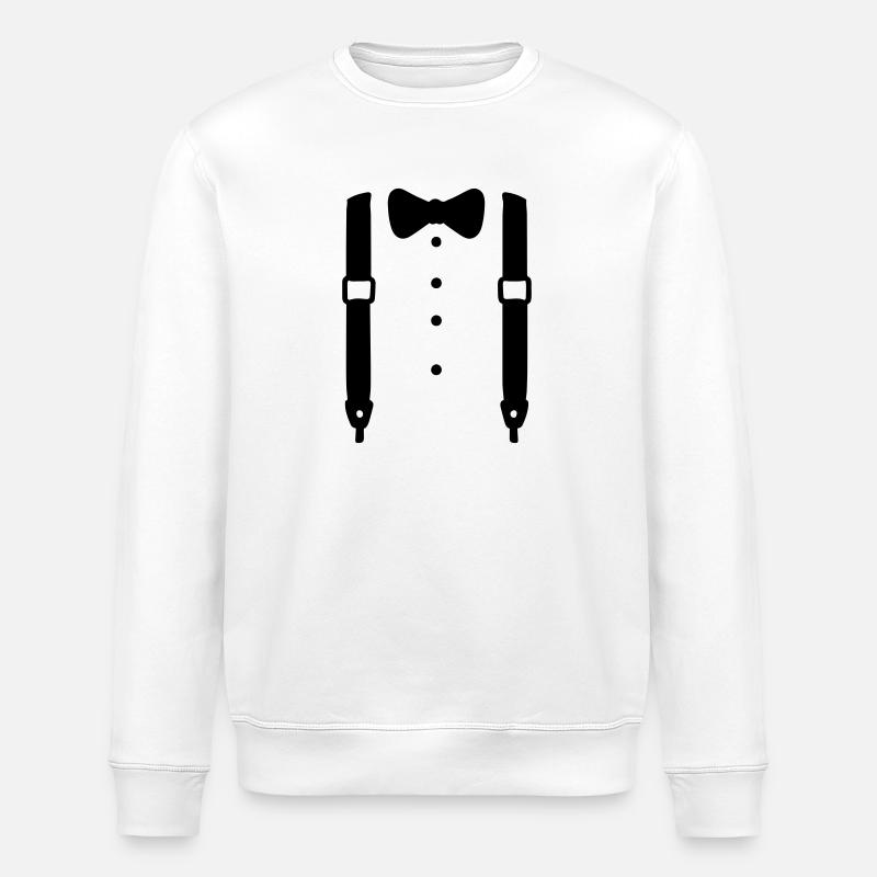 hosenträger - Stanley/Stella Unisex Bio-Sweatshirt ROLLER - Weiß