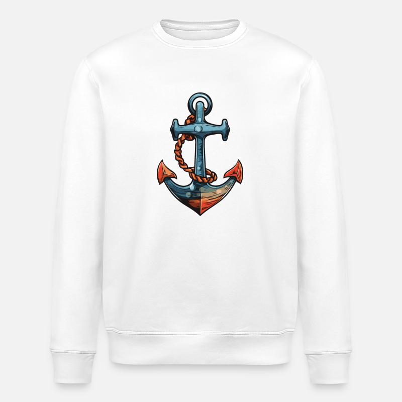 Port d’ancrage - Sweat bio ROLLER Stanley/Stella Unisexe - blanc