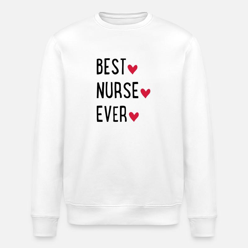 Krankenschwester - Stanley/Stella Unisex Bio-Sweatshirt ROLLER - Weiß