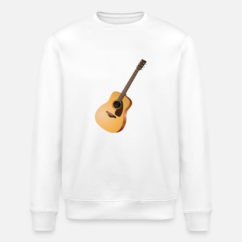 Gitarre - Stanley/Stella Unisex Bio-Sweatshirt ROLLER - Weiß