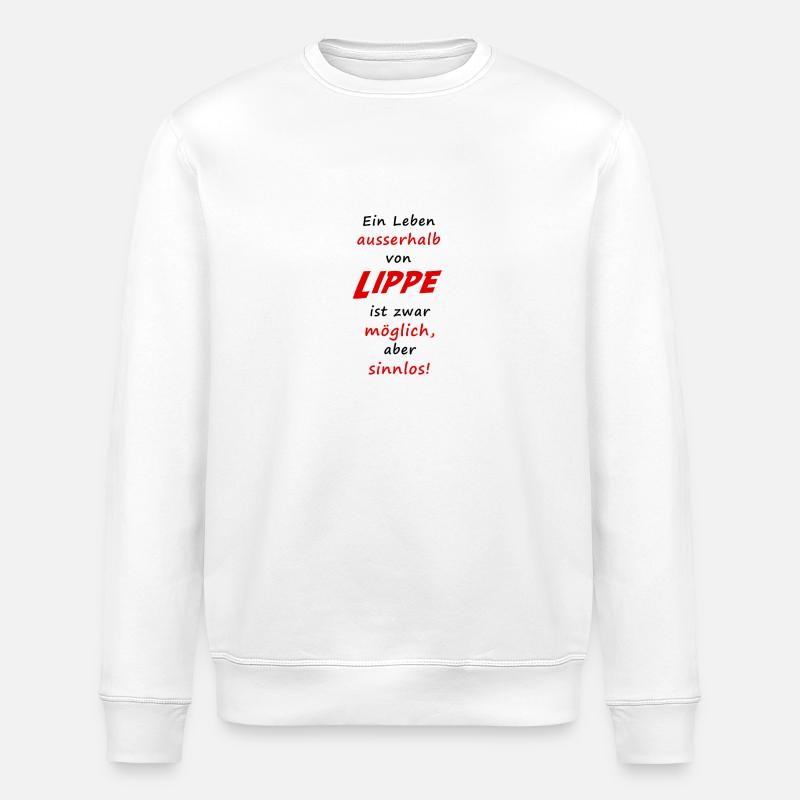 ausserhalb von Lippe - Stanley/Stella Unisex Bio-Sweatshirt ROLLER - Weiß