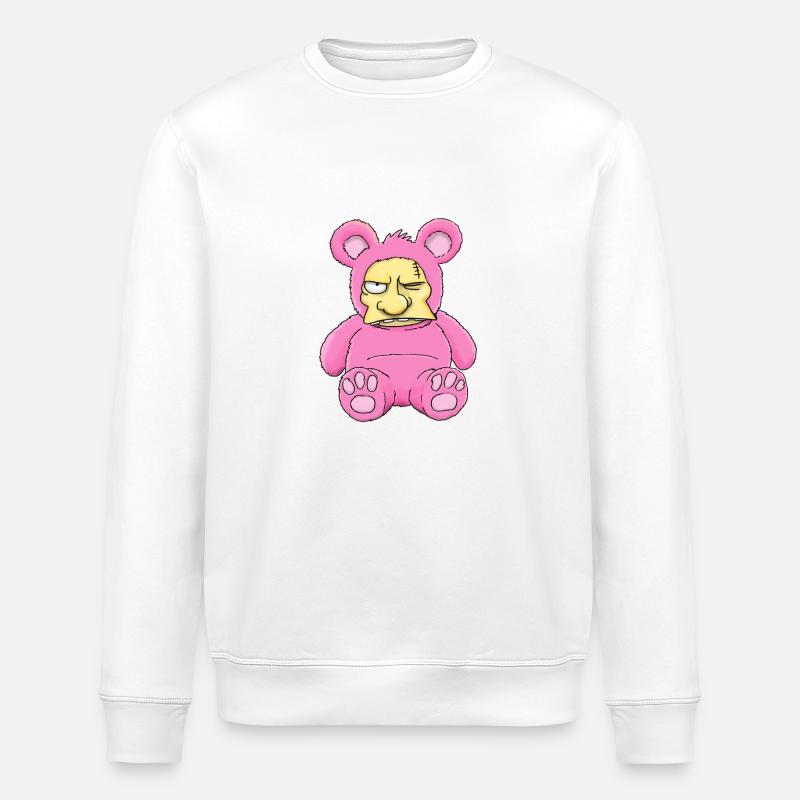 Max Hardkor Plüsch - Stanley/Stella Unisex Bio-Sweatshirt ROLLER - Weiß