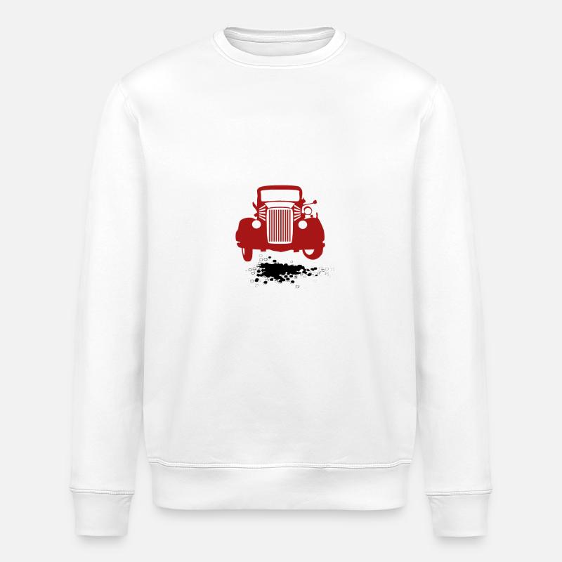 Autos, Mobile, Oldtimer - Stanley/Stella Unisex Bio-Sweatshirt ROLLER - Weiß
