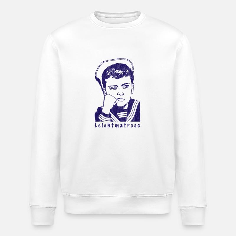 Leichtmatrose | Matrose - Stanley/Stella Unisex Bio-Sweatshirt ROLLER - Weiß