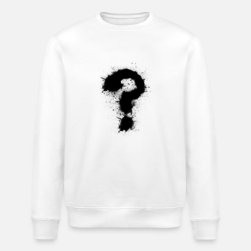 Fragezeichen - Stanley/Stella Unisex Bio-Sweatshirt ROLLER - Weiß