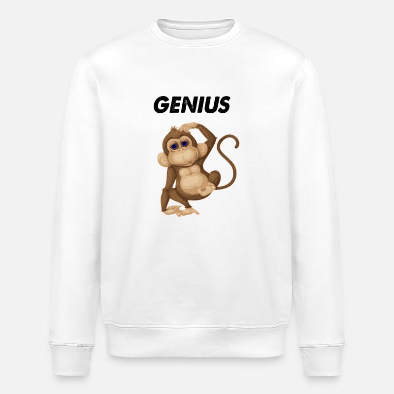 Genius - Stanley/Stella Unisex Bio-Sweatshirt ROLLER - Weiß