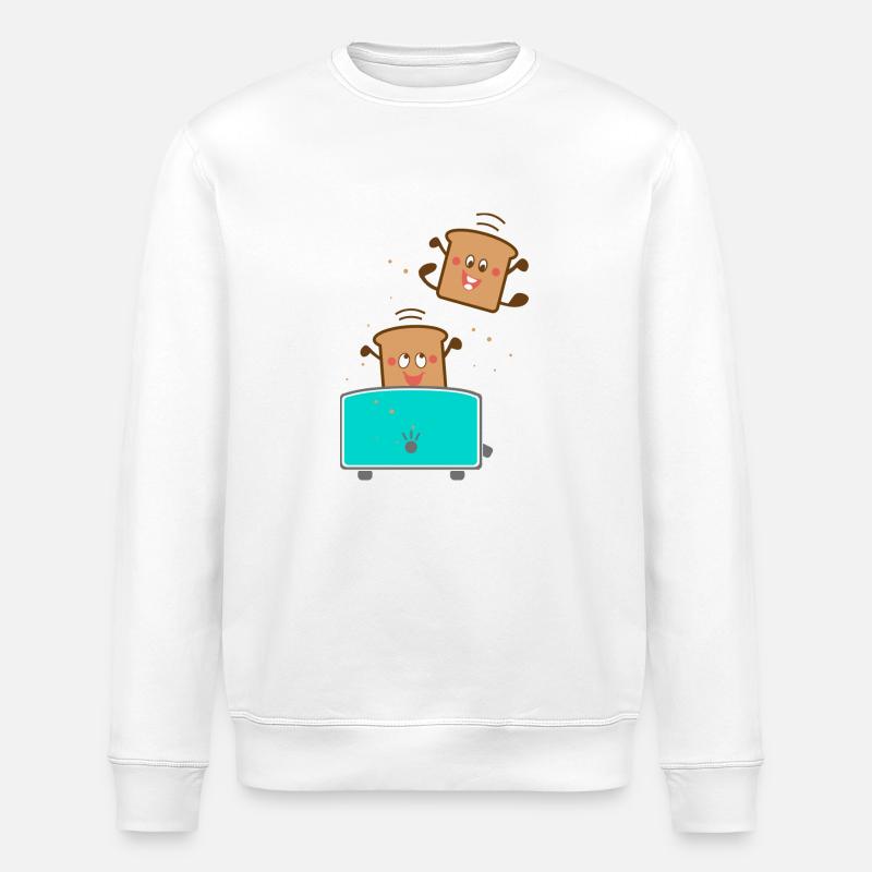 2541614 130251401 Fruehstueck - Stanley/Stella Unisex Bio-Sweatshirt ROLLER - Weiß