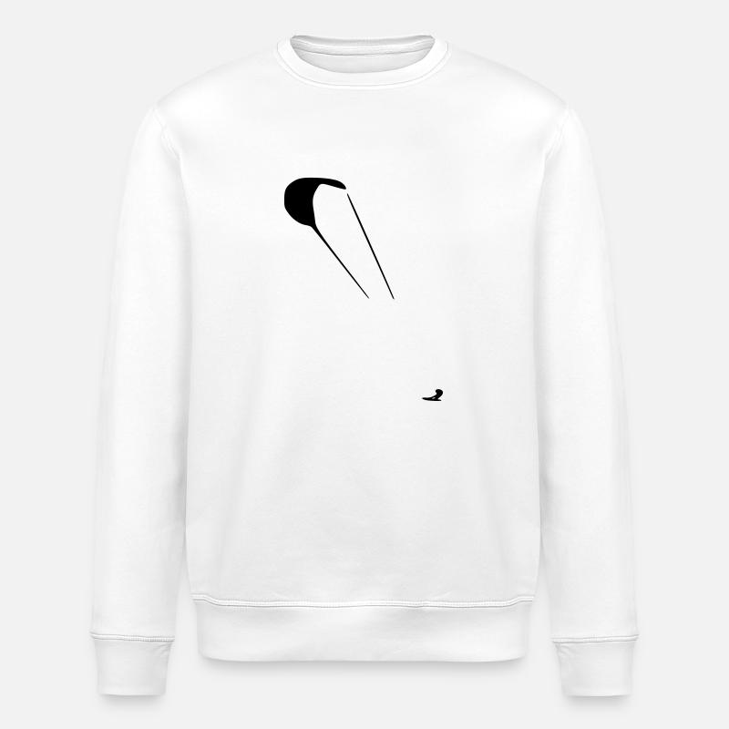 kitesurfing - Sweat bio ROLLER Stanley/Stella Unisexe - blanc