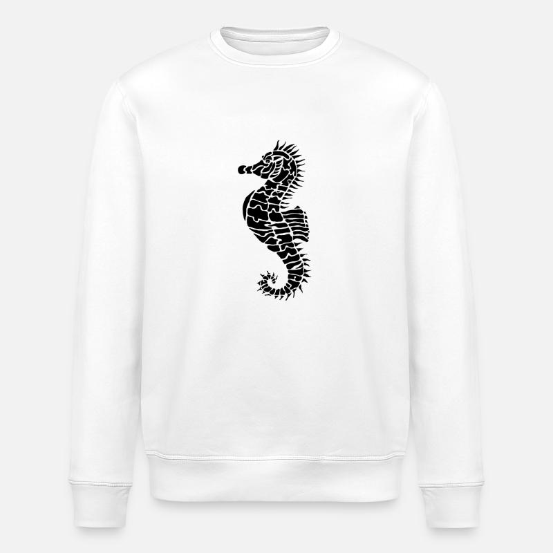 Hyppocampe - Stanley/Stella Unisex Bio-Sweatshirt ROLLER - Weiß