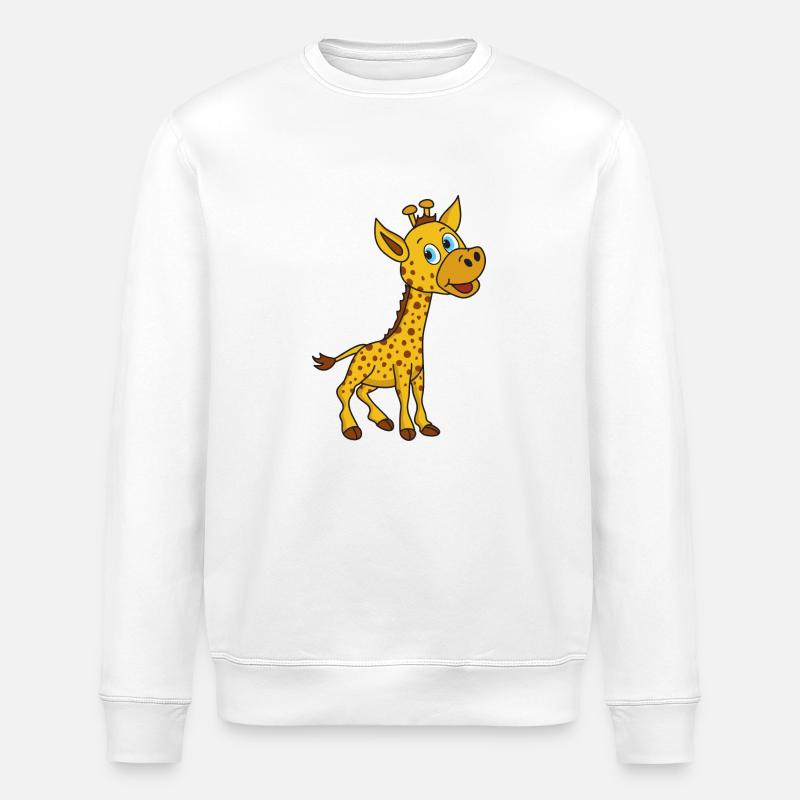 girafe - Sweat bio ROLLER Stanley/Stella Unisexe - blanc