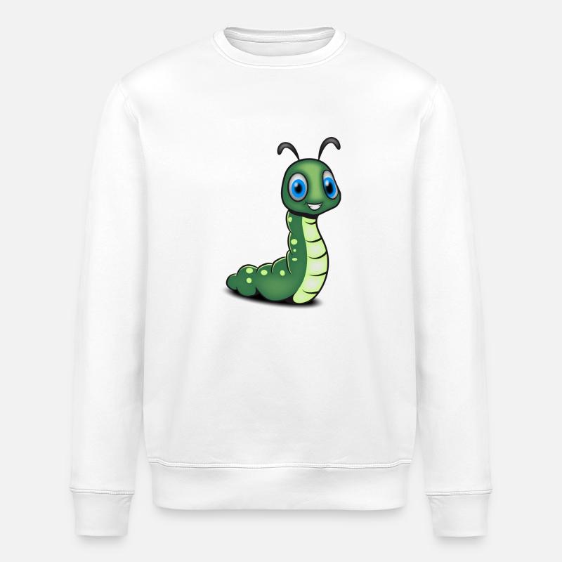 chenille doux doux enfant - Sweat bio ROLLER Stanley/Stella Unisexe - blanc