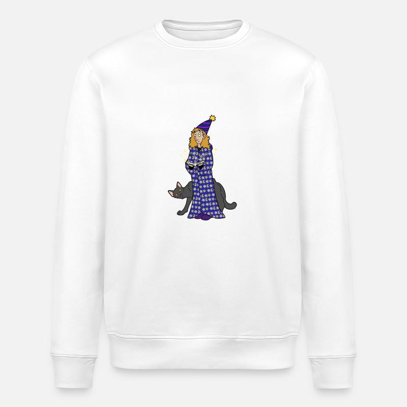 Midnight Magic - Stanley/Stella Unisex Bio-Sweatshirt ROLLER - Weiß