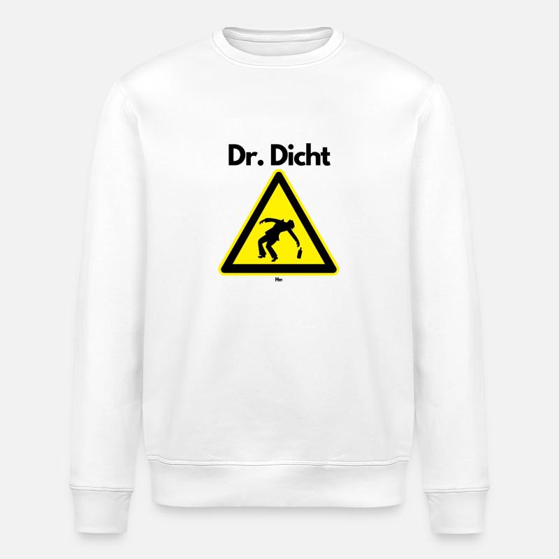 Malle Dr Dicht - Stanley/Stella Unisex Bio-Sweatshirt ROLLER - Weiß