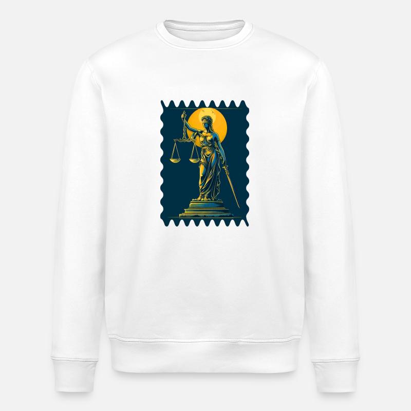 La justice dans le nom - Sweat bio ROLLER Stanley/Stella Unisexe - blanc