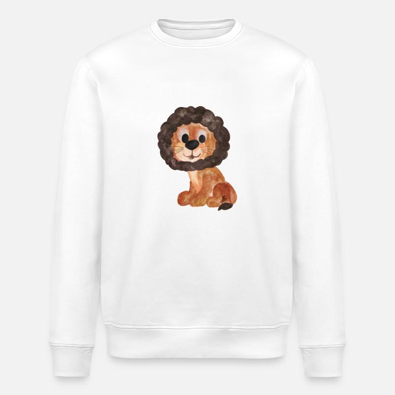 Löwenstark - Stanley/Stella Unisex Bio-Sweatshirt ROLLER - Weiß