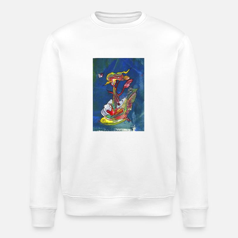 SPASStasien - Stanley/Stella Unisex Bio-Sweatshirt ROLLER - Weiß