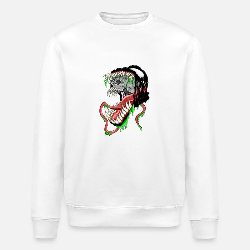 Der symbiont - Stanley/Stella Unisex Bio-Sweatshirt ROLLER - Weiß