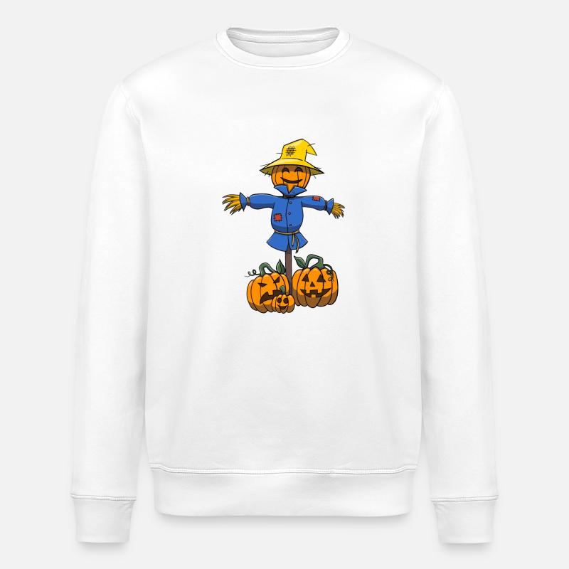Vogelscheuche - Stanley/Stella Unisex Bio-Sweatshirt ROLLER - Weiß