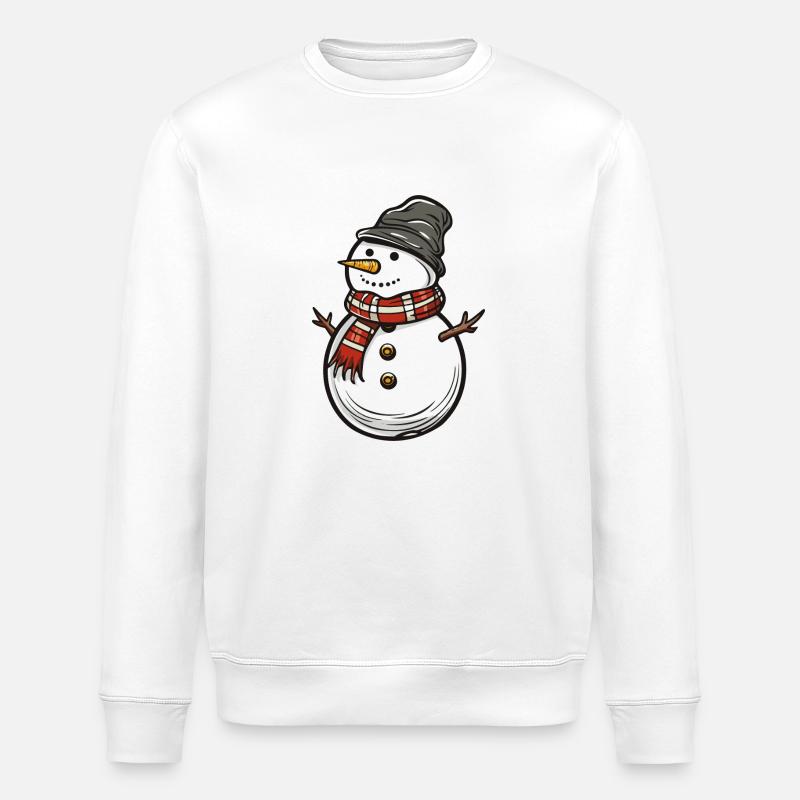Schneemann - Stanley/Stella Unisex Bio-Sweatshirt ROLLER - Weiß