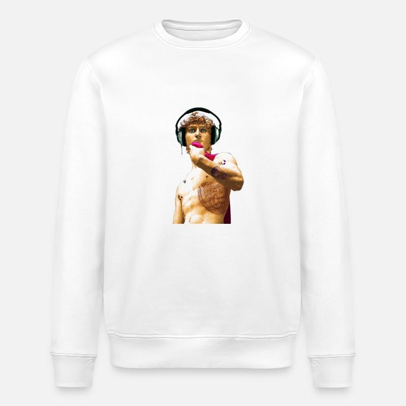 David - Sweat bio ROLLER Stanley/Stella Unisexe - blanc