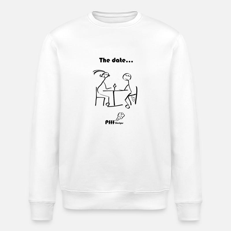 datte Pfff - Sweat bio ROLLER Stanley/Stella Unisexe - blanc