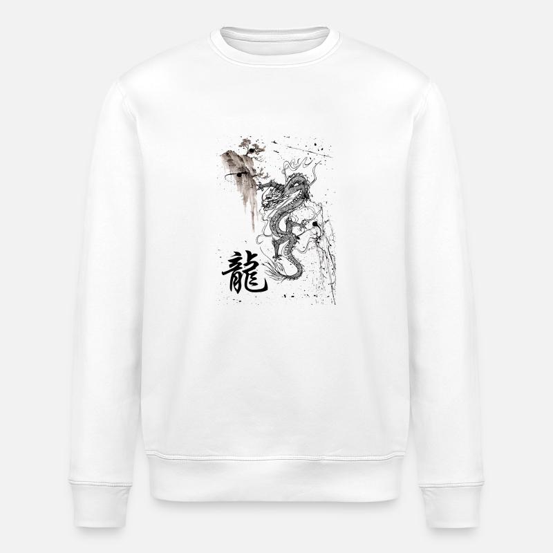 Drago - Sweat bio ROLLER Stanley/Stella Unisexe - blanc