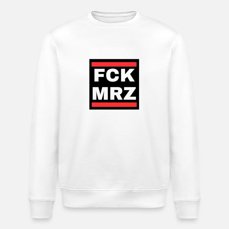 FCKMRZ - Stanley/Stella Unisex Bio-Sweatshirt ROLLER - Weiß