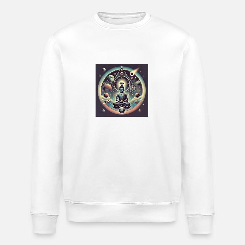 IMG 8290 - Stanley/Stella ROLLER Unisex Organic Sweatshirt - white