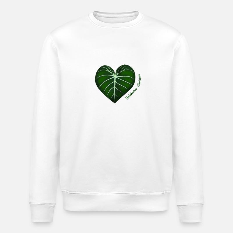 Philodendron Gloriosum - Sweat bio ROLLER Stanley/Stella Unisexe - blanc