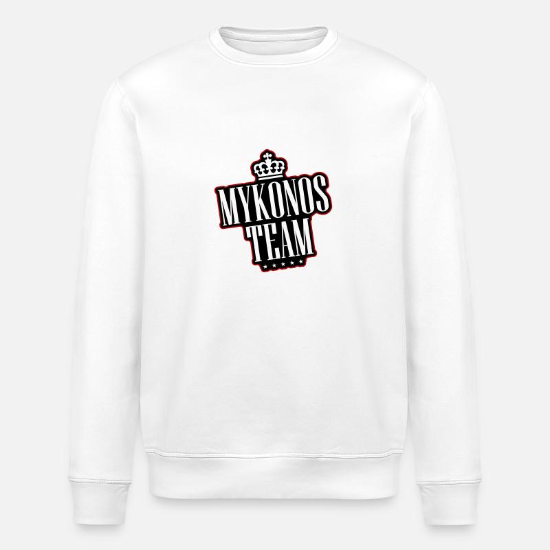 Mykonos Team - Stanley/Stella Unisex Bio-Sweatshirt ROLLER - Weiß