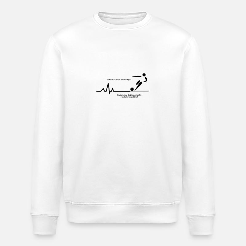 Fußball ist... - Stanley/Stella Unisex Bio-Sweatshirt ROLLER - Weiß