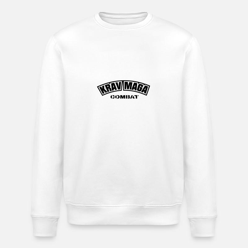 Krav Maga Combat - Stanley/Stella ROLLER Unisex Organic Sweatshirt - white