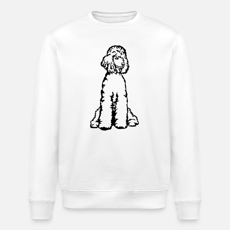 Caniche - Sweat bio ROLLER Stanley/Stella Unisexe - blanc