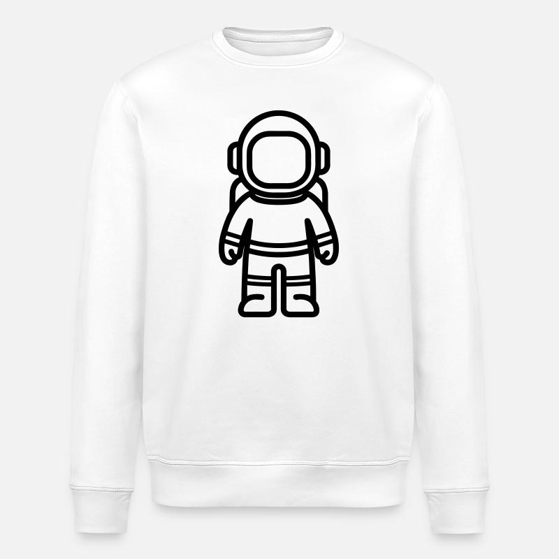 astronaute - Sweat bio ROLLER Stanley/Stella Unisexe - blanc